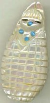 Mother-of-Pearl Corn Maiden Pendant